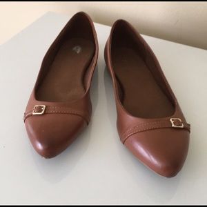 Dr. Scholls Rosalie Saddle Tan Flats Size 9